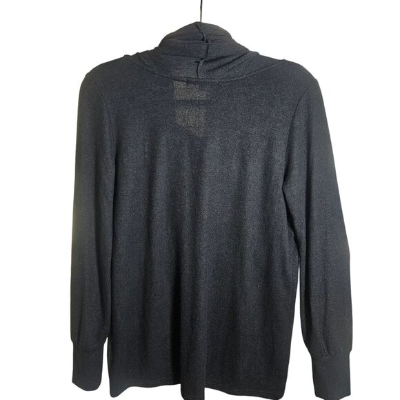 Gibson Women Cowl Neck Tunic Sweater Charcoal S Quiet Luxury Athflow, Academia - Picture 3 of 11